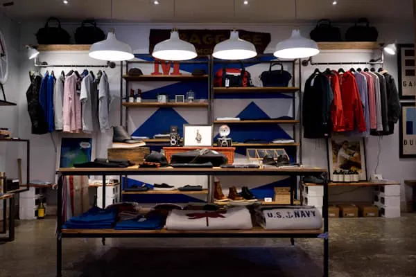 Caisse pour boutique de vêtements