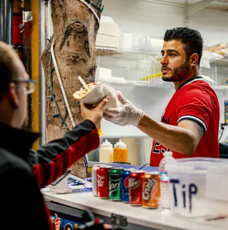 Caisse pour snack et fast-food