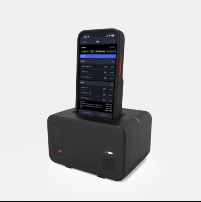 Terminal mobile de prise de commande pour serveur
